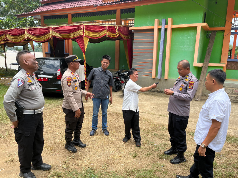 Pastikan Pacu Inuman Berjalan Lancar  Polres Kuansing Tinjau Arena