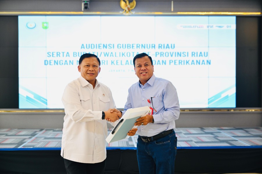 Kembangkan Sektor Perikanan Kuansing;  Bupati Temui Mentri Kelautan dan Perikanan