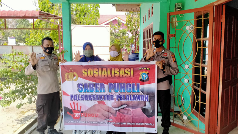 Polsubsektor Pelalawan Kembali Sosialisasi dan Edukasi Masyarakat Terkait Pungli