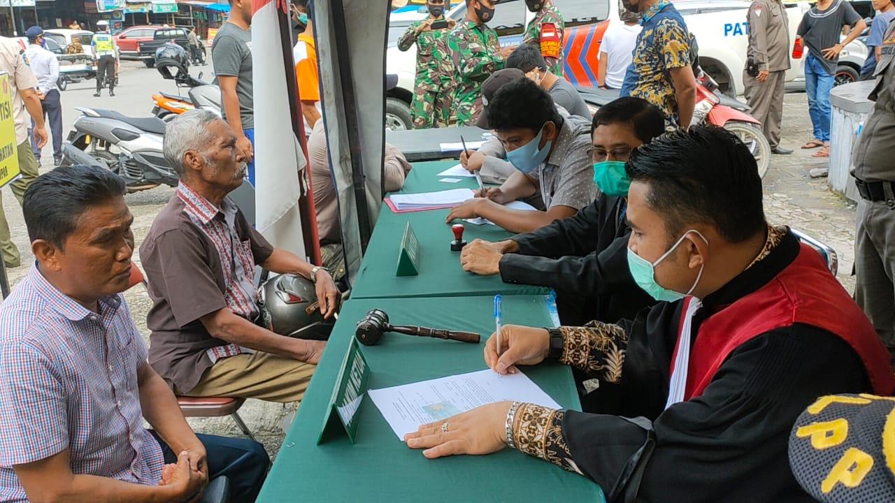 Negara Hadir, Polri Gelar Operasi Yustisi, Sidang Ditempat Bagi Pelanggar Prokes