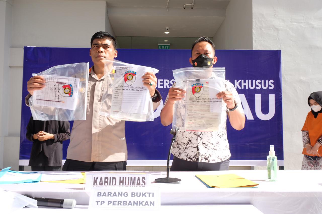 Ungkap TP Perbankan Dengan Kerugian 1,3 M Uang Nasabah, Penyidik Amankan 2 TSK