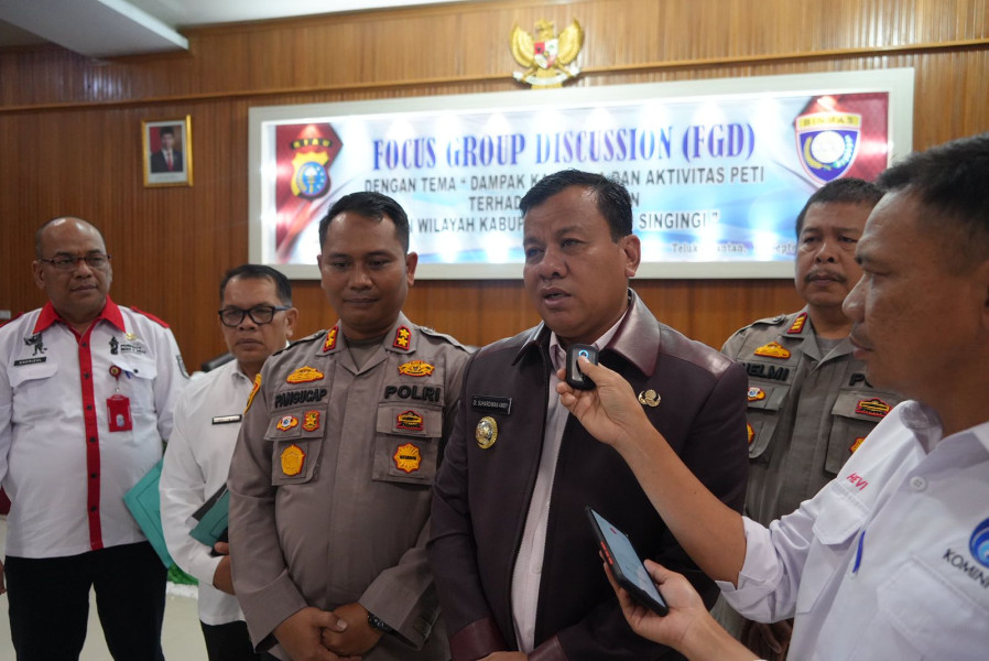 Hadiri FGD Soal Kebakaran Hutan dan Lahan Serta PETI  Bupati Suhardiman  Kita Akan Bentuk Tim Terpadu