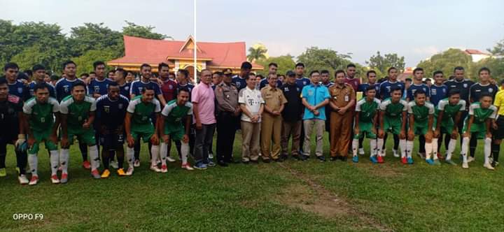Bupati Kuansing Mursini Buka Liga ASKAB PSSI Kuansing U 19 tahun 2020.