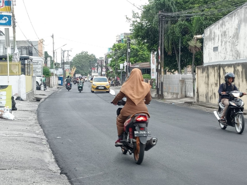 PUPR Pekanbaru Selesaikan Overlay Jalan Dahlia Sukajadi
