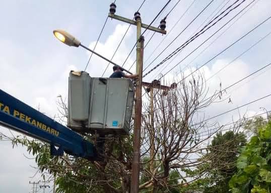 PJU Rusak di Pekanbaru, Pemerintah Janjikan Perbaikan Segera