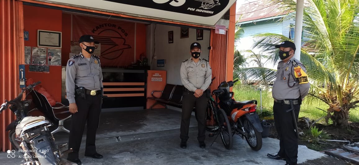 Giat KRYD, Polsek Kuala Kampar Lakukan Patroli Menyasar Pos Indonesia 