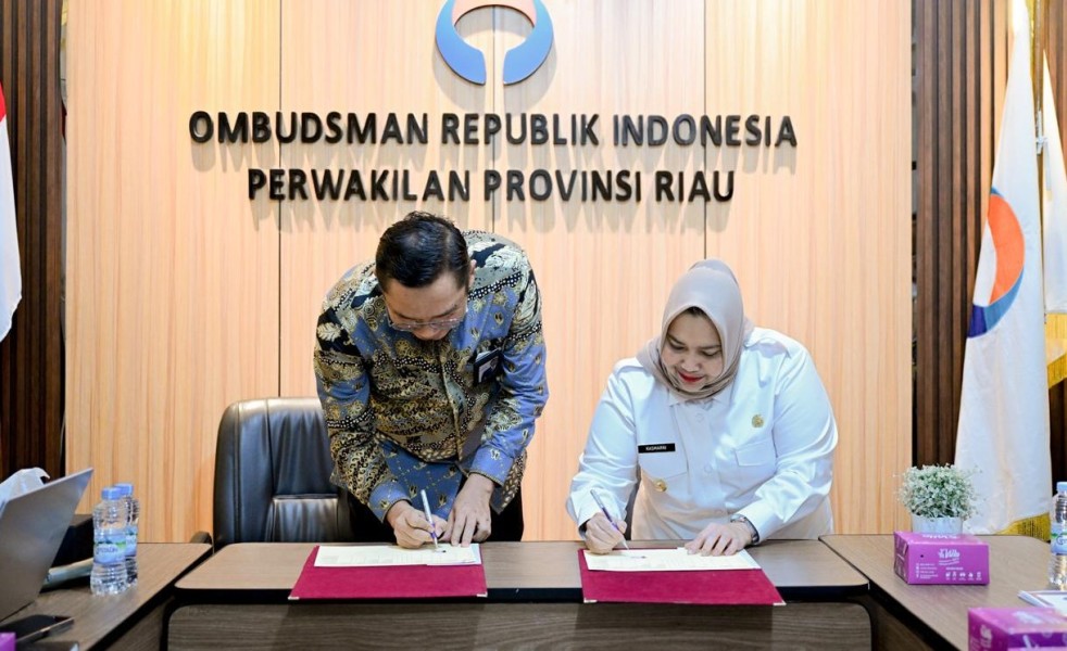 Tingkatkan Kualitas Pelayanan Publik, Bupati Kasmarni Bangun Kerjasama dengan Ombudsman RI