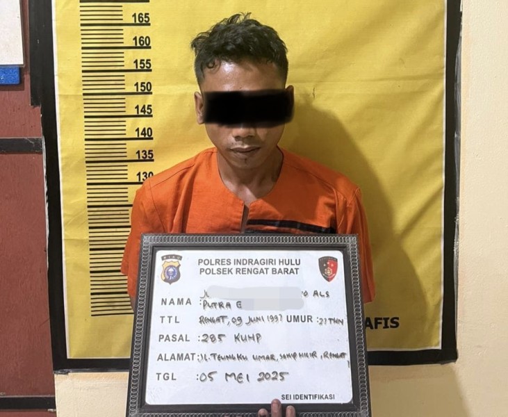 Pemuda di Inhu Rudapaksa IRT di Rumahnya, Ditangkap Polisi Tiga Jam Kemudian