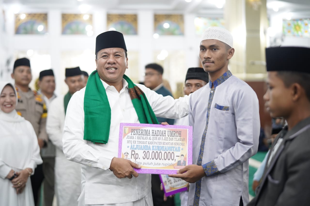 Tabligh Akbar Sambut Pergantian Tahun, Ratusan Jamaah Doakan Kuantan Singingi Lebih Baik