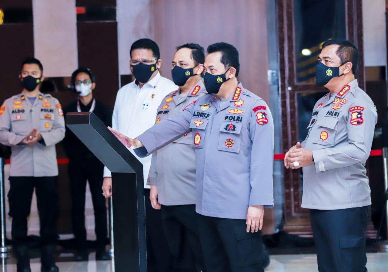 Lauching SP2HP Online, Kapolri: Semoga Tidak Ada Lagi Sumbatan Komunikasi 