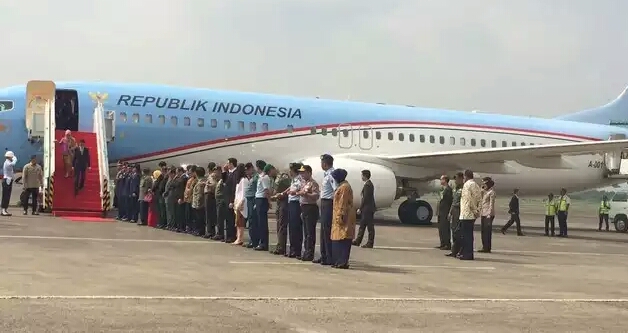 Usai Kunjungi AS, Jokowi Mendarat di Halim Perdanakusuma