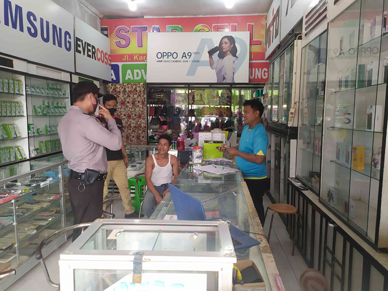 Polsek Langgam Perketat Kamtibmas dan Penerapan Prokes dengan Patroli