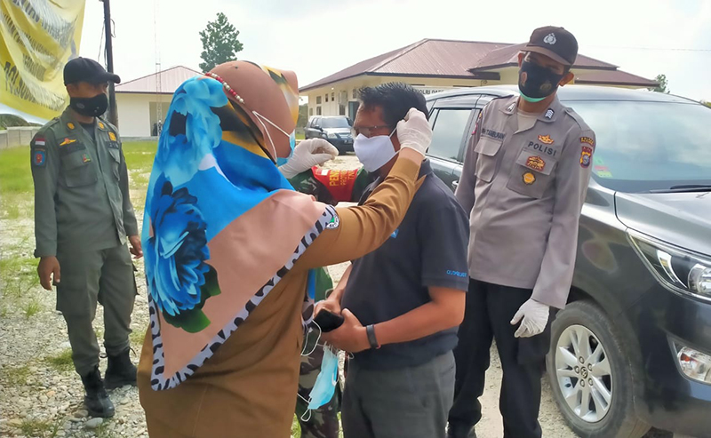 Polsubsektor Pelalawan Laksanakan Kegiatan PPKM