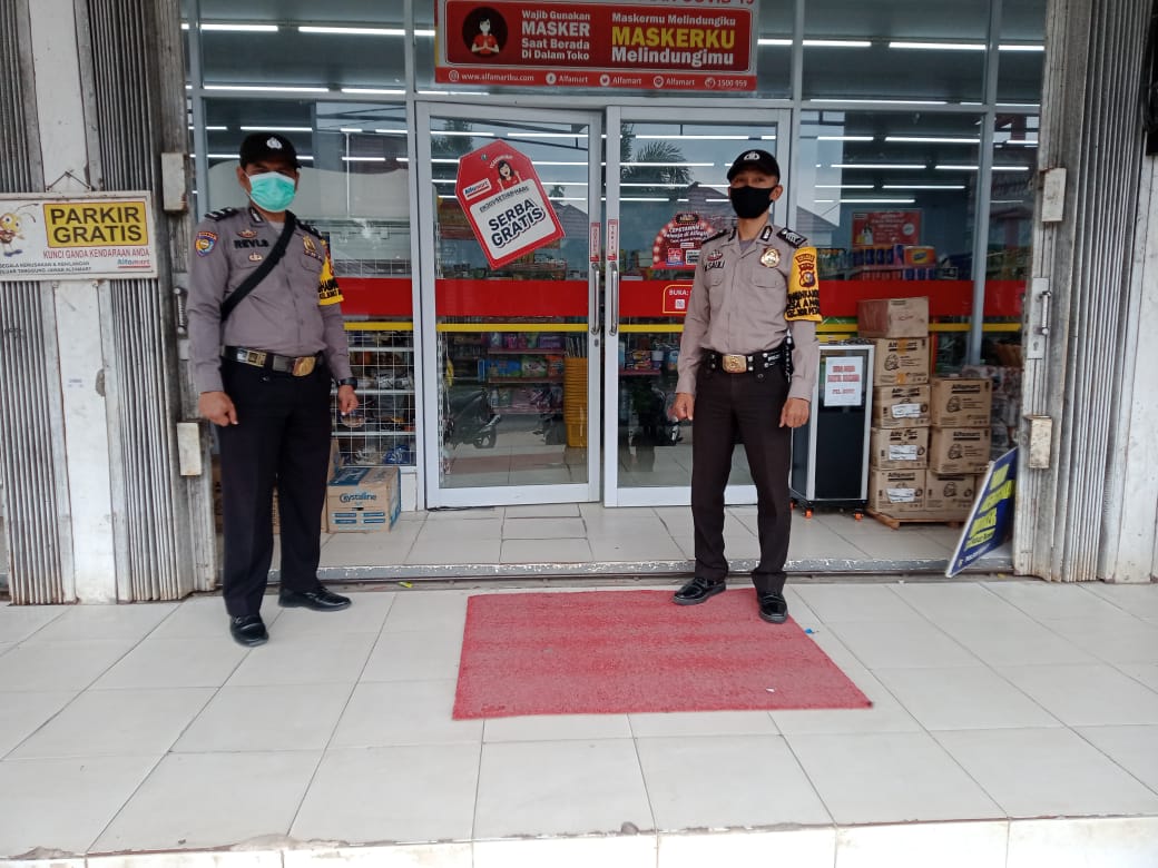 Hati-hati Terhadap Aksi C3 dan Covid-19, Polsek Bunut Gelar Patroli dan Imbauan Prokes