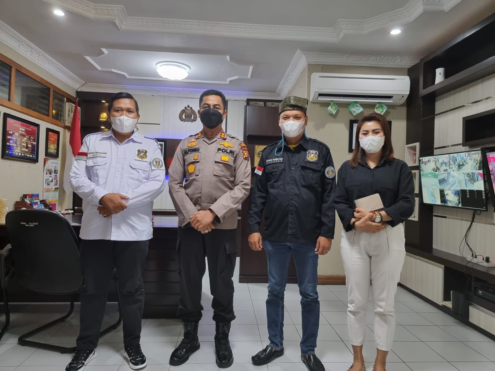 Menjelang Pengukuhan, DPW SPI Riau Kunjungi Polres Inhu dan Kuansing