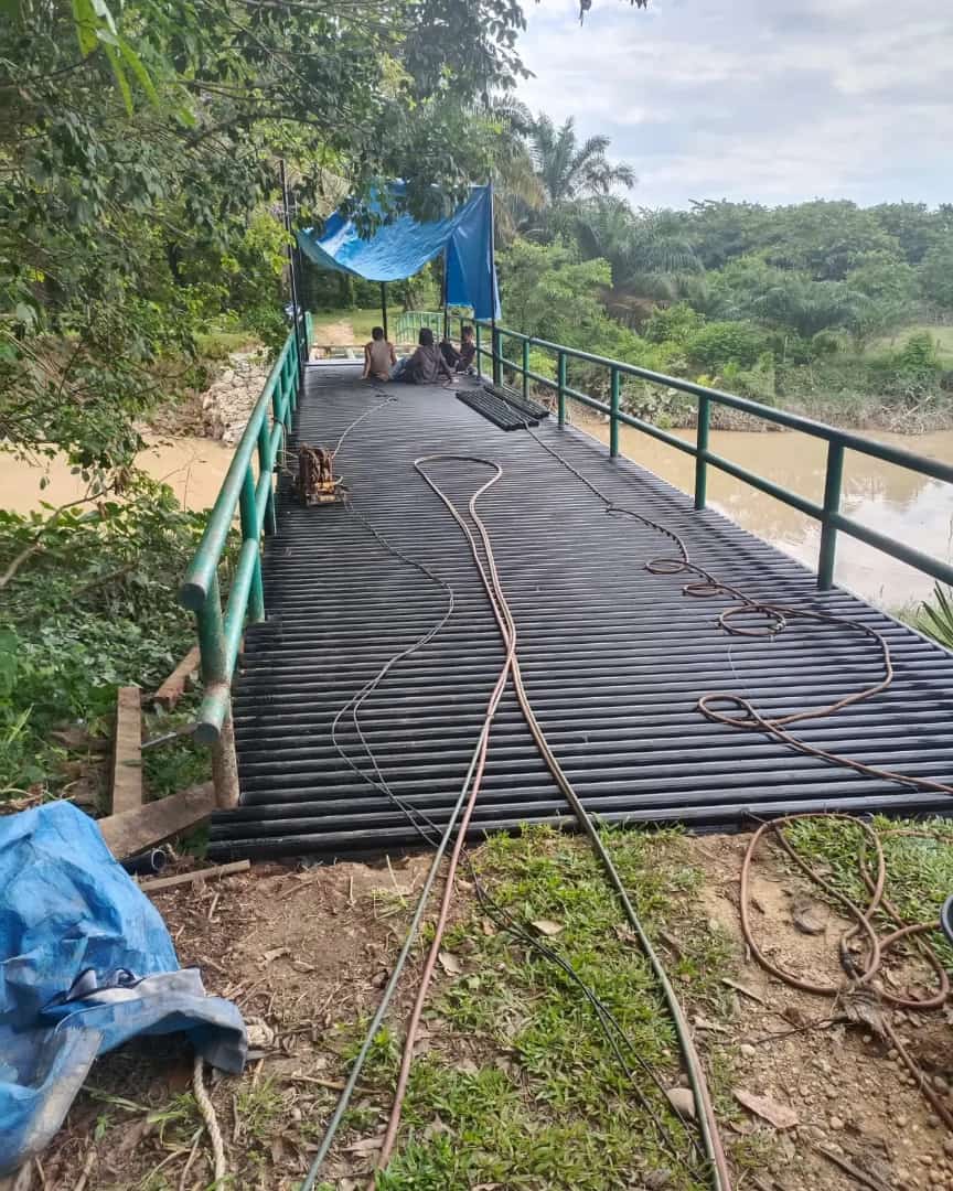 Jembatan Kembali Mulus, Warga Munsalo Kopah Apresiasi Plt Bupati