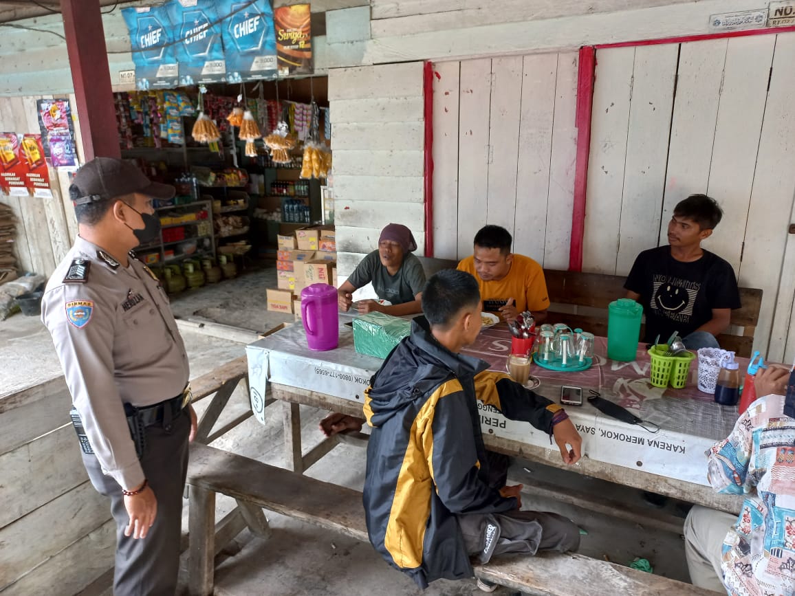 Polsubsektor Pelalawan Rutin Patroli untuk Jaga Wilayahnya