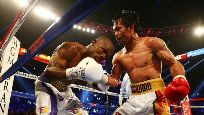 Laga Terakhir, Pacquiao Menang Angka Mutlak atas Timothy Bradley Jr