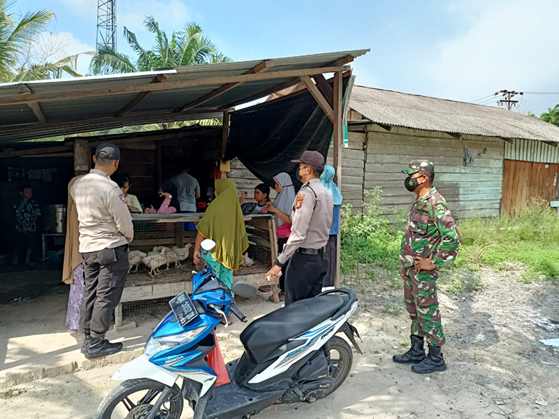 Polsubsektor Pelalawan Tingkatkan Pelaksanaaan Operasi Yustisi Prokes