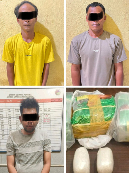 Polda Riau Gagalkan Penyelundupan Sabu Jaringan Medan-Lombok