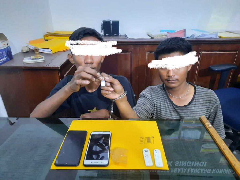 Miliki Sabu, Dua Pemuda Kuansing Di Amankan Polsek Singingi