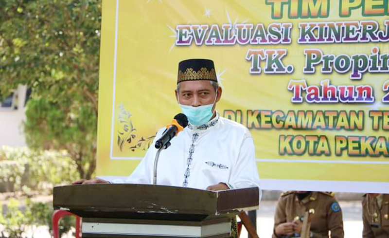 Ayat Cahyadi Optimistis Tenayan Raya Juara Lomba EKK Tingkat Riau 2021