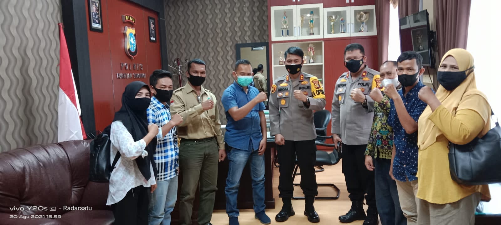 Kapolres Minta IWO Kuansing Dapat Bersinergi Dengan Kepolisian