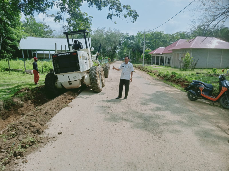 Sehari Pasca Instruksi Bupati, Jalan Gunung Kesiangan Diperbaiki PUPR Kuansing