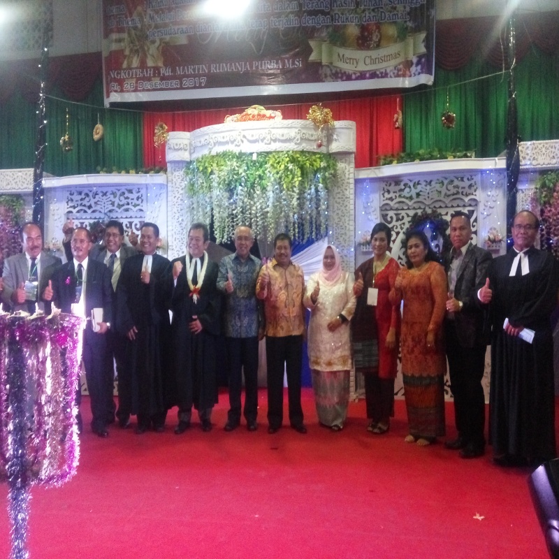 Bupati Bengkalis dan Gubernur Riau hadiri Acara Perayaan Natal yang digelar BKSD