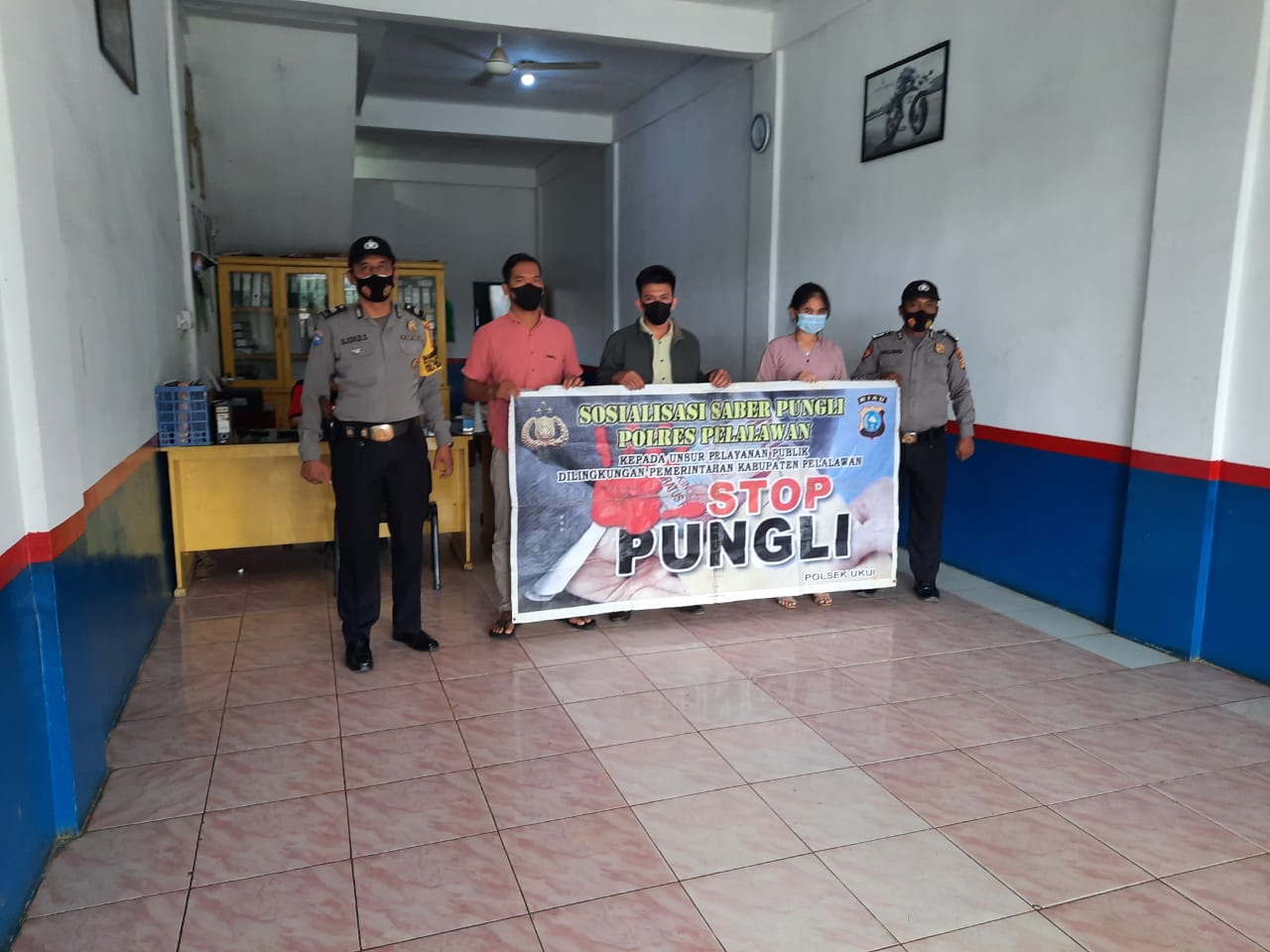 Antisipasi Pungli, Polsek Ukui Kembali Gelar Sosialisasi Kepada Masyarakat