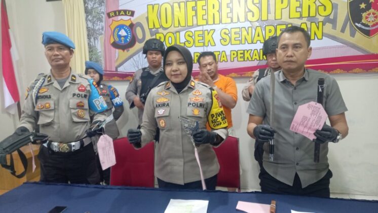 Pecatan Polisi Ditangkap Bawa Senjata Api dan Sajam, Ancam Korban Saat Tagih Utang Narkoba