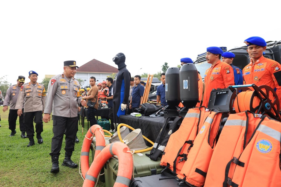 Kapolda Riau Siagakan Pasukan, Antisipasi Banjir Akibat Pembukaan Pintu Air Koto Panjang