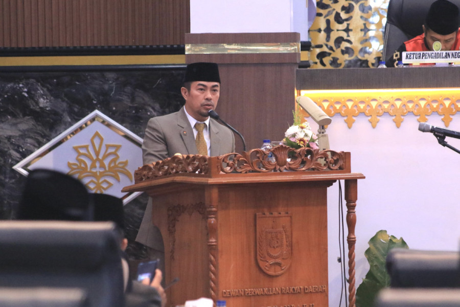 Pimpinan DPRD Dilantik, Pj Walikota Pekanbaru Tekankan Sinergi Eksekutif-Legislatif