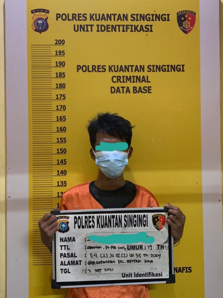 Satuan Narkoba Kuansing Tangkap Pengendali Peredaran Narkoba Dari Lapas