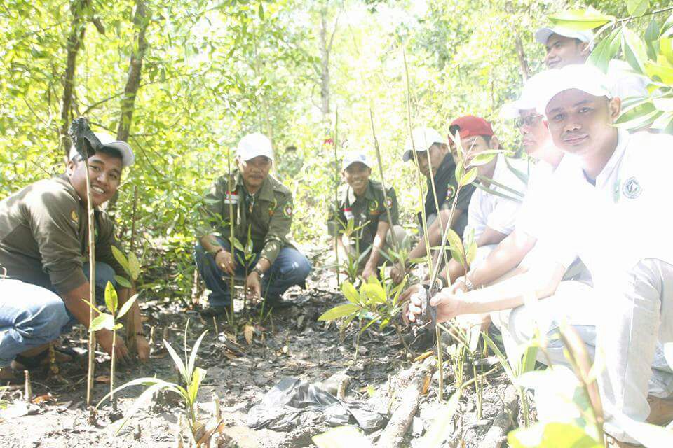 Jaga Ekosistem, BP3R dan IMPMR Tanam Mangrove di Pantai Solop