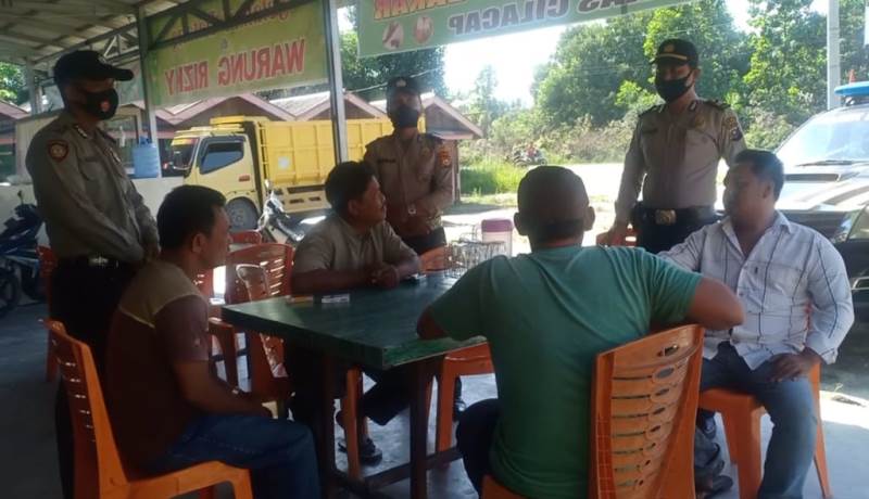 Polsek Bandar Sei Kijang Laksanaan Operasi Penggunaan Masker