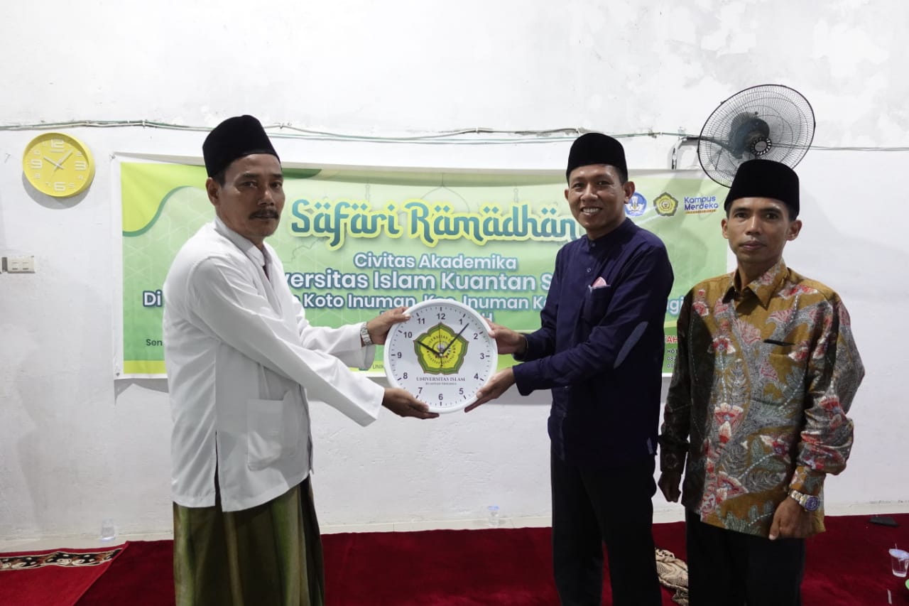Tim Safari Ramadhan 1443 H Universitas Islam Kuantan Singingi Kunjungi Masjid Al Ihsan Koto Inuman