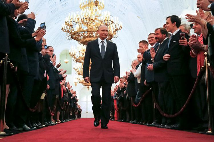 Untuk Keempat Kalinya, Putin Dilantik Jadi Presiden Rusia