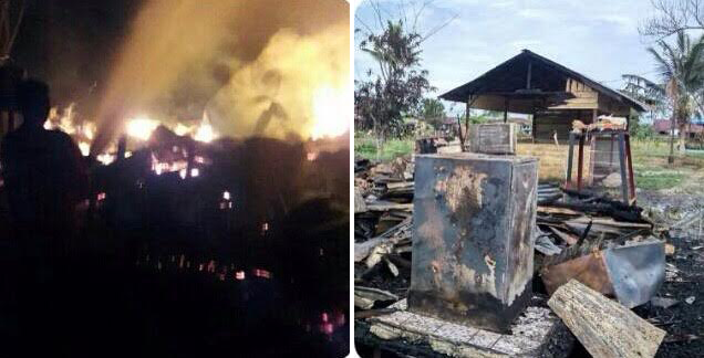 Kantor Besar NLE PT. BNS Pelangiran Ludes Terbakar