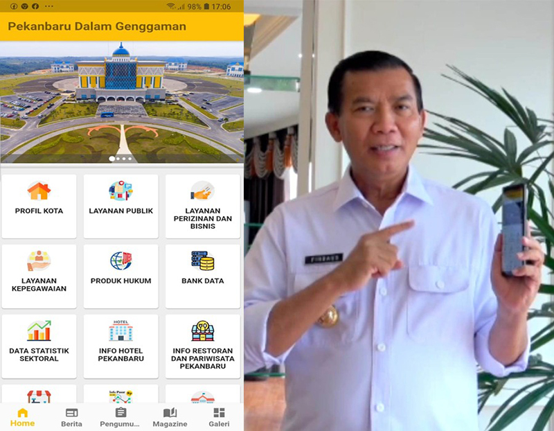 Aplikasi 'Pekanbaru Dalam Genggaman' Mudahkan Masyarakat Dapatkan Pelayanan