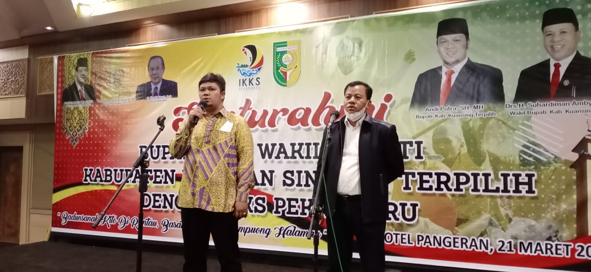 Silaturahmi Dengan IKKS Pekanbaru; Andi Putra - Suhardiman Minta Dukungan 
