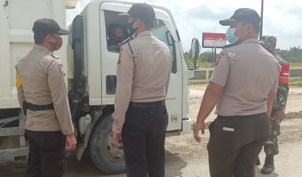 Galakkan Operasi Yustisi, Polsubsektor Pelalawan Sasar Warga yang Tak Pakai Masker