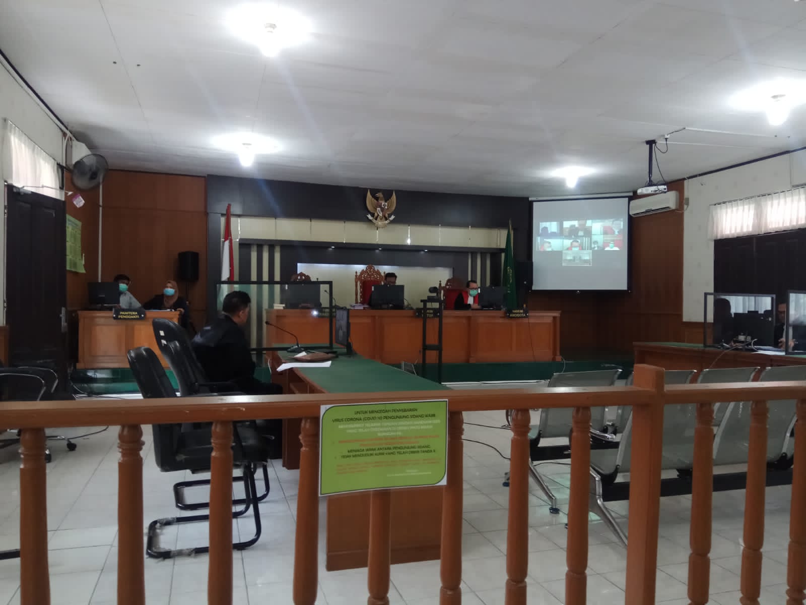 PN Tipikor Pekanbaru, Gelar Sidang Lanjutan Dengan Agenda Pembacaan Jawaban JPU Atas Eksepsi Panasehat Hukum Terdakwa Mantan Kadis ESDM Kuansing
