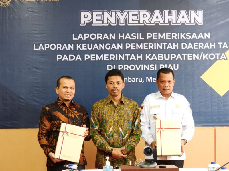 Pemko Pekanbaru Raih Opini WTP dari BPK RI atas Laporan Keuangan 2023