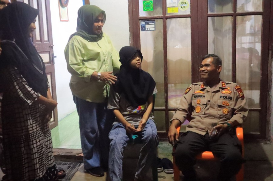 Korban KDRT Jadi Anak Asuh Polres Kampar, Kapolres: Ini Bentuk Kasih Sayang Kami