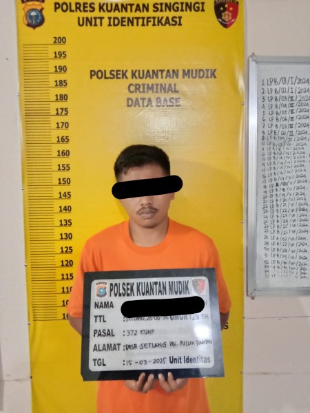Polsek Kuantan Mudik Ungkap Kasus Penggelapan Mobil Daihatsu Terios, Pelaku Diamankan di Wilayah Polsek Benai