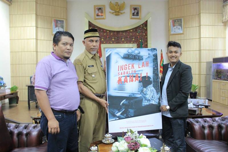 Wali Kota Padang Mahyeldi Terima Hibah Film Pendek Karya Asrinaldi