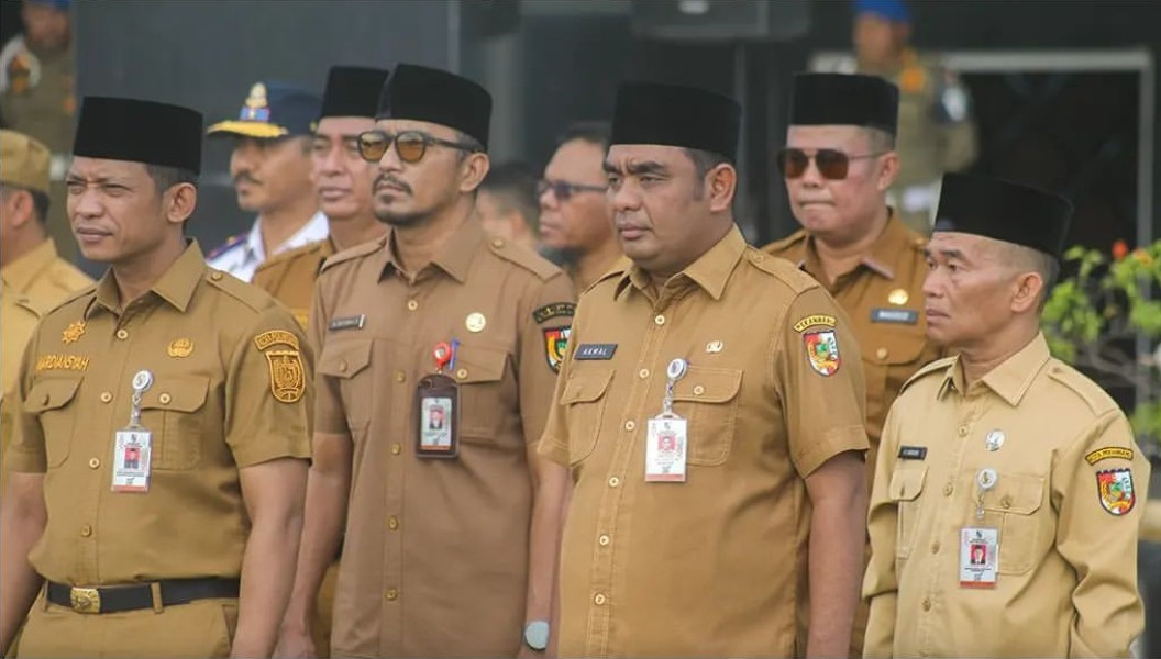 Kepala DPMPTSP Pekanbaru Ikuti Apel Gabungan dan Pengarahan Pj Walikota Risnandar Mahiwa