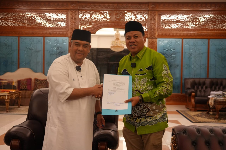 Bertemu Gubernur Riau;  Bupati Suhardiman Minta Dukungan Penuh Pemprov Riau Untuk Bangun Kuansing