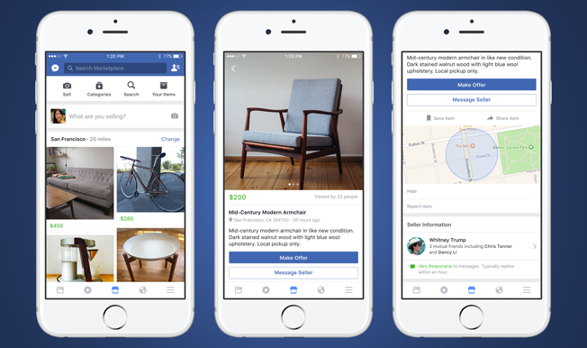 Facebook Rilis Marketplace untuk Jual Beli Online di Aplikasi Mobile